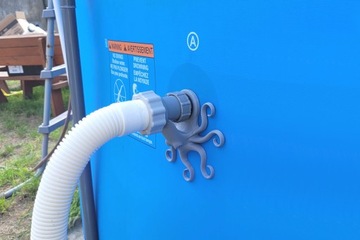 2x ОПОРЫ БАССЕЙНОВЫХ ТРУБ для INTEX BESTWAY POOL на РЕДУКЦИОННОМ ПЕРЕХОДНИКЕ 32x38