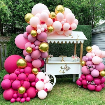GIRLANDA BALONOWA ZESTAW 104 BALONY URODZINY ROCZE