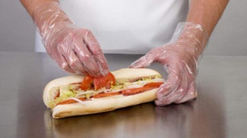 ОДНОРАЗОВЫЕ ПЕРЧАТКИ ИЗ ФОЛЬГИ ПЭВП L (100) REDPLAST