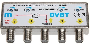 Wzmacniacz antenowy rozgałęźny aktywny R14R