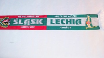 SZAL KIBICA DZIANY--ŚLĄSK-LECHIA-- DWUSTRONNY,DZIANY.