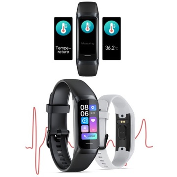 SMARTWATCH AMOLED SMARTBAND PULS SPORT DAMSKI FIT