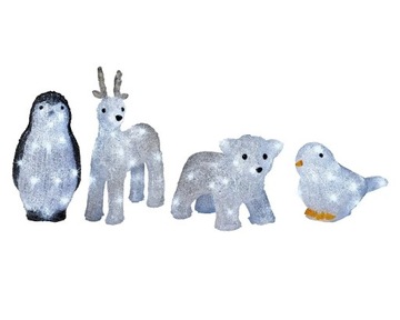 Dekoracja świąteczna LED figura świecąca do ogrodu