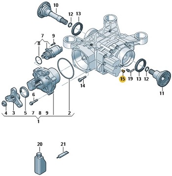 ПРОБКА СЛИВА МАСЛА HALDEX N90281802 ОРИГИНАЛ