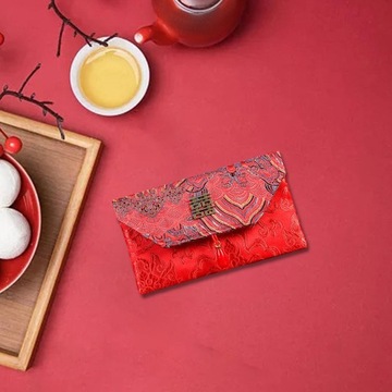 Китайский Лунный Новый Год Красный Денежный Конверт Подарочный Стиль C Горизонтальный