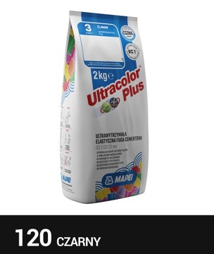 MAPEI FUGA ULTRACOLOR PLUS 120 CZARNY 2 kg