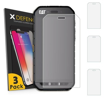 3w1 SZKŁO HYBRYDOWE OCHRONNE NA TELEFON EKRAN DO CAT S41