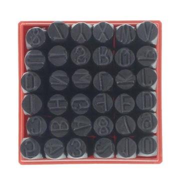 NUMERATORY, ZNACZNIKI - LITERY + CYFRY, 36EL, 8MM, H.R-GMPNLC36-8.