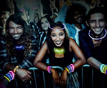 БРАСЛЕТЫ, СВЕТЯЩИЕСЯ ПАЛОЧКИ, ФЛУОРЕСЦЕНТНЫЕ ПАЛОЧКИ, 50 шт.