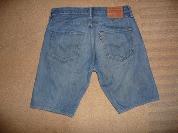 Spodenki szorty LEVIS 501 S W30=41/49cm jeansy