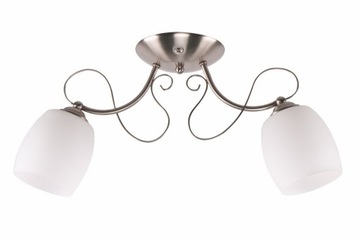 Podwójna klasyczna lampa sufitowa do sypialni AMBA 32-78698 Candellux
