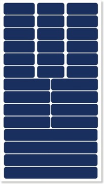 ODBLASKOWE NAKLEJKI ODBLASK ROWER MOTOR KASK 30szt