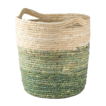 Kosz pleciony z uszami wys. 32 cm