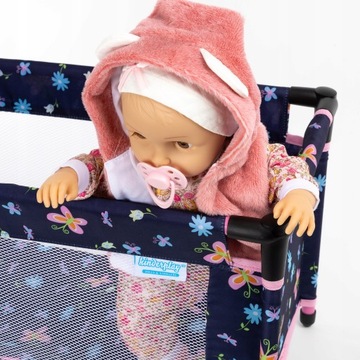 КРОВАТЬ ДЛЯ КУКЛЫ KINDERPLAY АКСЕССУАРЫ ДЛЯ ПУТЕШЕСТВИЯ PLAYPLAY СУМКА ПОСТАЛЬНОЕ ПРИНАДЛЕЖНОСТИ