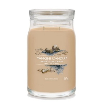 Amber & Sandalwood - Yankee Candle - duża świeca