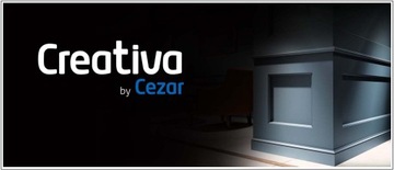 Listwa naścienna biała 10,1x240cm. ścienna LNG-14, sztukateria Creativa.