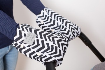 ТЕПЛЫЙ МУФ X-LANDER X-MUFF ART | ЗЕБРОВОЕ БЕЗУМИЕ