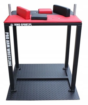 SPAWANY STÓŁ DO ARMWRESTLINGU Z BLACHĄ - SKAJ