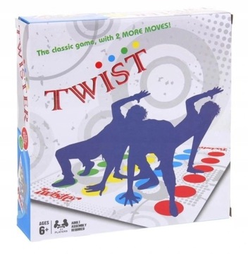 КЛАССИЧЕСКАЯ ИГРА ДЛЯ СЕМЕЙНЫХ НАВЫКОВ TWIST, БОЛЬШОЙ КОВРИК