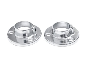 DRĄŻEK MEBLOWY RURA DO SZAFY 100cm Fi25 + ROZETKA STAL (2SZT) CHROM c1