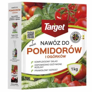 Nawóz Target Pomidory i Ogórki 1kg