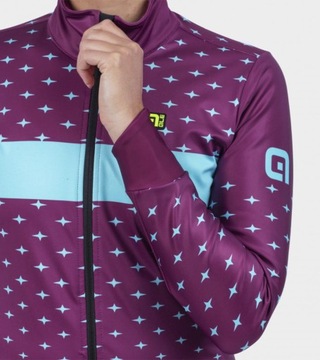 Велосипедная толстовка Alé Stars фиолетового и синего цвета