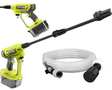 АККУМУЛЯТОРНАЯ БЕСПРОВОДНАЯ МОЕЧНАЯ МАШИНА RYOBI 4 Ач ONE+ 18 В RY18PW22A-140