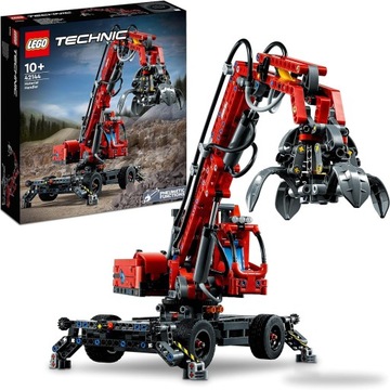 LEGO TECHNIC DŹWIG Z CHWYTAKIEM 42144 KOPARKA PLAC BUDOWY PREZENT 10+ 835EL