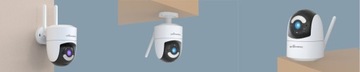 БЕСПРОВОДНАЯ НАРУЖНАЯ IP PTZ-КАМЕРА WIFI 4MPX ПРИЛОЖЕНИЕ TUYA ANOMATEC