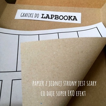 Набор папок KRAFT eco Graphics А4 для лэпбука