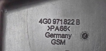 KANÁL PŘÍVODŮ PRAVÝ ZADNÍ AUDI A7 4G C7 4G0971822B