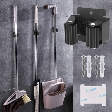 10x НАСТЕННЫЙ ДЕРЖАТЕЛЬ ДЛЯ ИНСТРУМЕНТОВ, МЕТЛЫ, ШВАБРЫ, МЕТАЛЛИЧЕСКОГО ДЛЯ ГАРАЖА