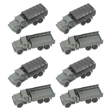 4x 2 sztuki 1:72 Ciężarówka transportowa Pojazdy zabawkowe Zestaw zabawek w ciężarówkach na prezenty