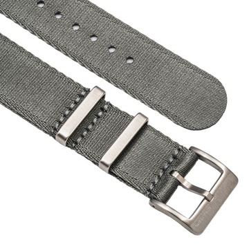 Pasek do zegarka NATO 20 mm - Strap Room - SZARY