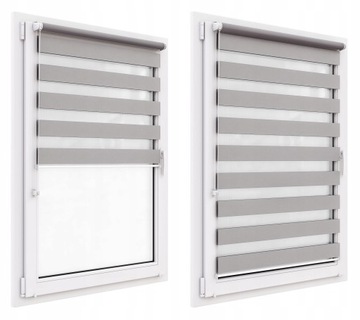 Roleta Dzień Noc na wymiar z napinaczem 92x220 cm
