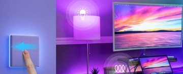 SONOFF TX T5 2C INTELIGENTNY DOTYKOWY WŁĄCZNIK ŚCIENNY LED WIFI 2-KANAŁOWY