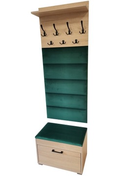 Szafka na buty z wieszakiem 60x36DU WELUR PANEL5