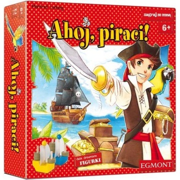 Gra planszowa Egmont Ahoj, piraci! Gra rodzinna z elementem strategii