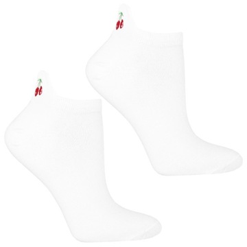 3x Ponožky Dámske Členkové Ponožky Bavlnené s výšivkou Roztomilé MORAJ 35-38