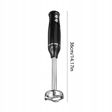 ELEKTRYCZNY BLENDER RĘCZNY ZE STAL NIERDZEWNA, ROZDRABNIACZ TRZEPACZKA 500W