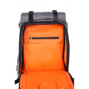 Plecak R-BAG męski SZARY na laptopa 15,6'' HOPPER