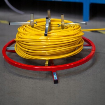 Подставка-размотчик для кабелей и проводов, одинарная, горизонтальная, диаметр 55 см.