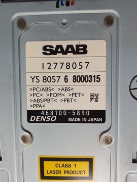 РАДИОНАВИГАЦИЯ SAAB 9-5 95 12778057