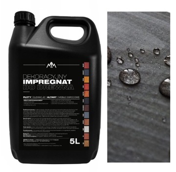 IMPREGNAT DEKORACYJNY DO DREWNA HEBAN 5L M&M