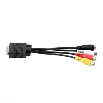 VGA SVGA в S-Video 3 RCA TV AV Out Преобразование ТВ-выхода