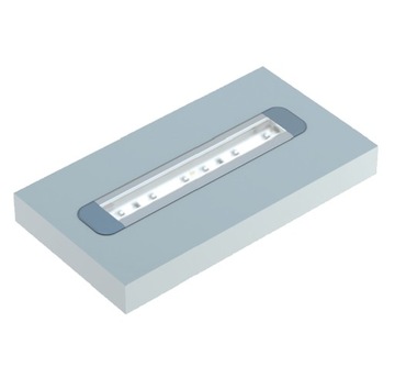 Алюминиевый профиль для светодиодной ленты Z 2M белый