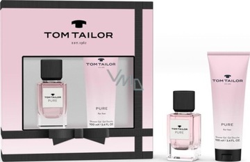 Tom Tailor Pure for Her woda toaletowa dla kobiet 30 ml + żel pod prysznic 100 ml,