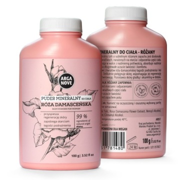 TALK PUDER MINERALNY DO CIAŁA RÓŻA DAMASC. 100g
