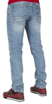 Spodnie męskie jeans W:44 112 CM L:32 duży rozmiar