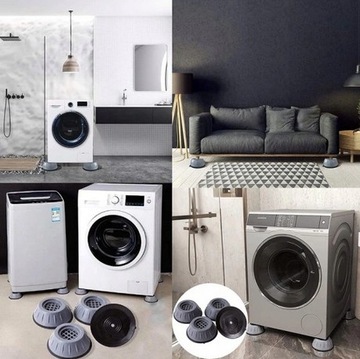 АНТИВИБРАЦИОННЫЕ ПОДУШКИ ДЛЯ СТИРАЛЬНОЙ И ПОСУДОМОЕЧНОЙ МАШИНЫ 4 ШТ VERTA